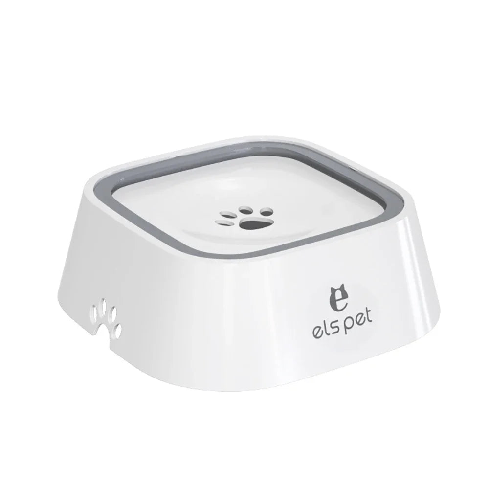 Custom Dog Drinking Water Bowl No Spill Floating Non-Wetting Mouth Cat Slow Anti-Overflow Water Feeding Dispenser Large Capacity
