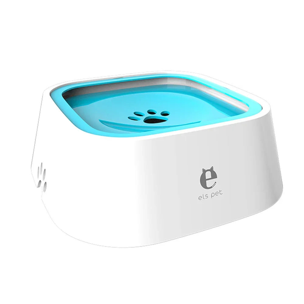 Custom Dog Drinking Water Bowl No Spill Floating Non-Wetting Mouth Cat Slow Anti-Overflow Water Feeding Dispenser Large Capacity